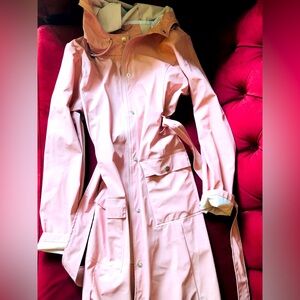 Rains pink raincoat